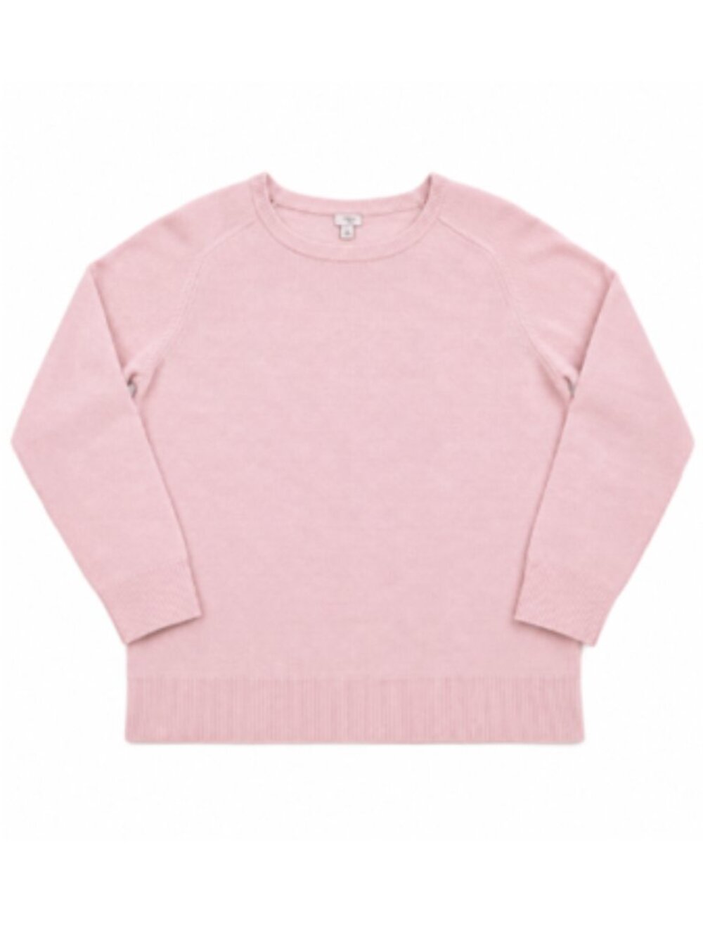 HALOGEN | Pink Cashmere Crewneck Sweater